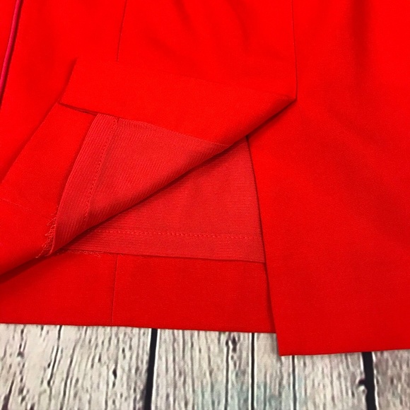 NWT Gianni Bini Bright Red Career Pencil Skirt - Picture 5 of 6